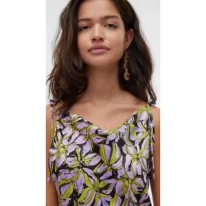 Vero Moda Women's Kyra Floral Tie Strap Maxi Dress Size Medium